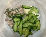 鶏皮ときゅうりのディルマヨソース作り方3写真