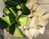 簡単 さわやか✨長芋ときゅうりの梅肉和え作り方1写真