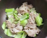(σ・∀・)σ　青梗菜・バラ肉とろみ炒め作り方11写真