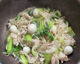 (σ・∀・)σ　青梗菜・バラ肉とろみ炒め作り方14写真