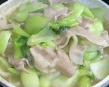 (σ・∀・)σ　青梗菜・バラ肉とろみ炒め作り方9写真