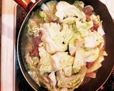 猪すね肉とキャベツのハヤシ丼作り方4写真