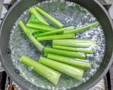 梅干しと芋焼酎による煮豚のネギソースがけ作り方9写真