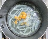 梅干しと芋焼酎による煮豚のネギソースがけ作り方6写真