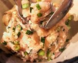 暑い季節に!鶏つみれとニラのスタミナ鍋作り方6写真