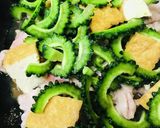 目玉焼き●ゴーヤーチャンプルー作り方2写真