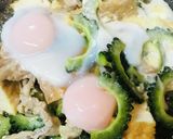 目玉焼き●ゴーヤーチャンプルー作り方3写真
