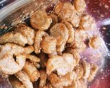 給食のごぼうの甘辛揚げ作り方3写真