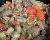 牛筋のトマト味噌煮込み作り方3写真