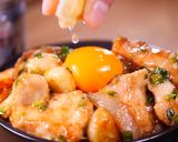☆飯テロ男飯☆旨すぎるスタミナねぎ塩鶏丼作り方15写真