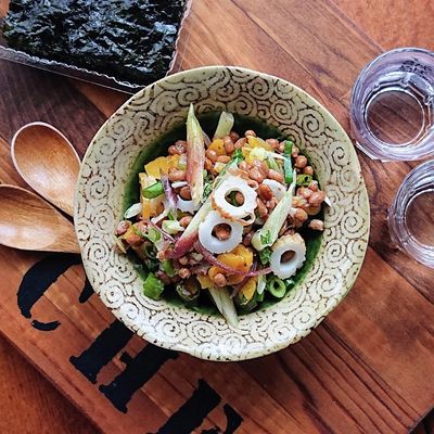 おうち居酒屋☆薬味てんこ盛り！ちくわ納豆 by ちーすけ