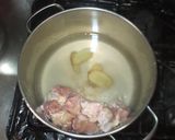 ちゃんこ鍋♪簡単しょうゆ味鶏もも肉作り方2写真