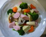 ガドガド風♪温野菜サラダ☆作り方4写真