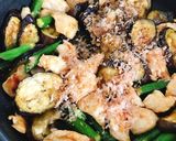 さっぱり♡鶏胸肉と茄子の梅かつお照り焼き作り方7写真