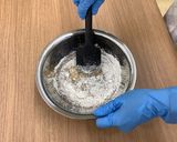 【大崎市】ココア蒸しパン【学校給食】作り方3写真