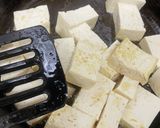 ササッと、小松菜と豆腐のポン酢炒め作り方2写真