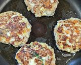 筍と鶏ひき肉の味噌ハンバーグ作り方4写真