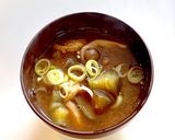 茄子ときのこのお味噌汁作り方10写真