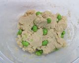 枝豆入りじゃがいももちの甘辛いそべ焼き作り方2写真