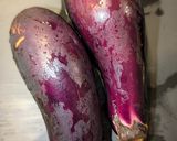 鶏むね肉と茄子の香味黒酢炒め作り方1写真