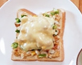 お家カフェ盛り付け案❁プレート無トースト作り方2写真