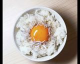卵かけご飯にちりめんをIN!作り方2写真