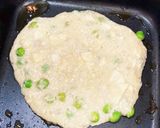 グリーンピースと豆腐の山芋焼き作り方3写真