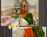 彩り野菜た〜っぷり!タラの甘酢あんかけ♪作り方1写真