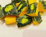 かぼちゃの鶏そぼろあんかけ作り方1写真