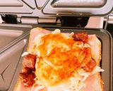 とろーりミートボールのホットサンド作り方2写真