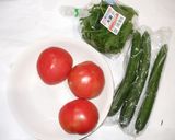 きゅうりトマトサラダ♪簡単熱中症漢方薬膳作り方1写真