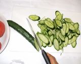 きゅうりトマトサラダ♪簡単熱中症漢方薬膳作り方2写真