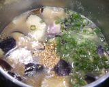 簡単！茄子のお味噌汁　ごま風味作り方4写真