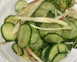 簡単　きゅうりと茗荷のさっぱり生姜和え作り方5写真