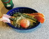 とろっと卵&アスパラ　ベーコンの塩味と！作り方5写真
