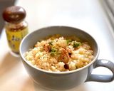 ピリ辛ポカポカ！リゾット雑炊に七味唐辛子作り方2写真