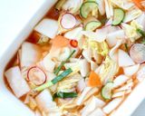 漬け汁で美味しい!【水キムチ冷麺】素麺作り方7写真