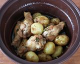 レンジで♪皮付じゃがいもと手羽元の山椒煮作り方5写真