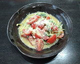 水菜とトマトの卵炒め　～超初心者用～作り方7写真