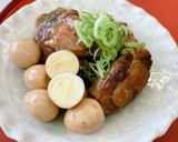 軟骨そーきと即席うずらの煮卵作り方4写真