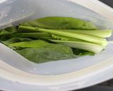 野菜のおかず1品追加☆小松菜の白だし漬け作り方1写真