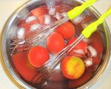 おうち居酒屋⭐トマト丸ごとサッパリ漬け作り方3写真