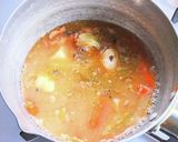 鯖缶と野菜の味噌汁 と 〆うどん作り方8写真