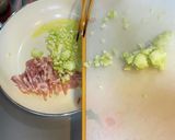簡単ブロッコリーの茎とベーコンのオムレツ作り方1写真