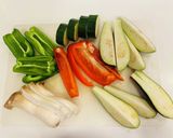 麺つゆとお酢で夏野菜の焼き浸し　作り方1写真