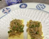 簡単つまみ☆ちりめん山椒のっけ盛りチーズ作り方1写真