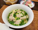 鳥もも小ネギ醤油味うどん〜簡単でうまい！作り方5写真