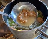 基本！白菜、きのこ、油揚げのお味噌汁作り方7写真