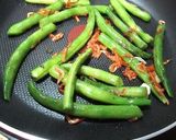 インゲンと小エビのオイル漬け焼き作り方6写真