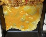 カニカマとミックスベジのカレー卵焼き作り方5写真